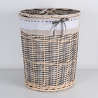 Корзина для хранения плетёная Доляна «Бохо», 46×46×56 см - Фото 1