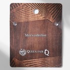 Мужской кулон, «Викинг» переплетение колец, цвет чернёное серебро, 60 см - Фото 6