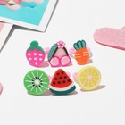 Кольцо детское «Выбражулька» фрукты, форма МИКС, цветное - фото 320880843