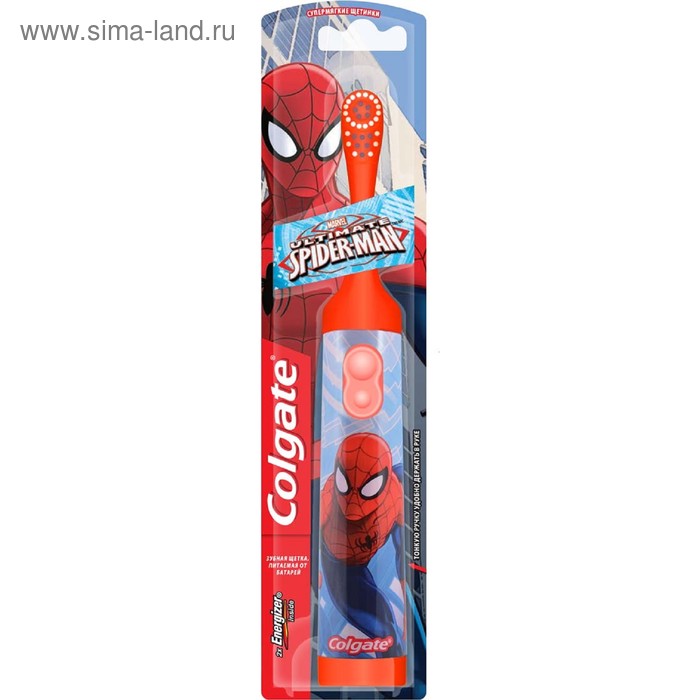 Зубная щётка электрическая детская Colgate Barbie, Spiderman, Batman, микс - Фото 1