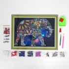 Алмазная картина с фигурными стразами на пенокартоне "Созвездие слона" 30 × 40 см - Фото 2