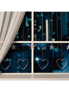 УЦЕНКА Гирлянда «Бахрома», 2.4×0.9 м, с насадками «Сердце», 186 LED, 220 В, 8 режимов, свечение белое - Фото 8