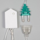 УЦЕНКА Гирлянда «Бахрома» 2.7×0.9 м с насадками «Месяц», IP20, прозрачная нить, 138 LED, свечение тёплое белое, 8 режимов, 220 В 4746023