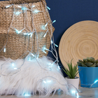 УЦЕНКА Гирлянда «Нить» 5 м с насадками «Звёздочки», IP20, прозрачная нить, 50 LED, свечение аквамарин, 8 режимов, 220 В - Фото 6