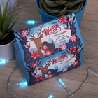 УЦЕНКА Гирлянда «Нить» 5 м с насадками «Звёздочки», IP20, прозрачная нить, 50 LED, свечение аквамарин, 8 режимов, 220 В - Фото 9