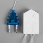 УЦЕНКА Гирлянда «Нить» 5 м с насадками «Звёздочки», IP20, прозрачная нить, 50 LED, свечение аквамарин, 8 режимов, 220 В - Фото 10