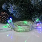 УЦЕНКА Гирлянда «Нить» 1.2 м, IP20, прозрачная нить, 12 LED, свечение мульти, фиксинг, 220 В - Фото 7