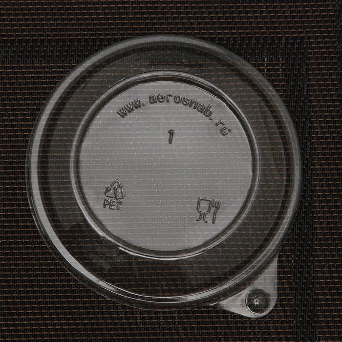Крышка одноразовая к креманке «Кристалл» на 200 мл, d=10 см, цвет прозрачный - фото 1907059481