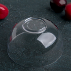 Форма пластиковая одноразовая для фуршетов «Малая миска», 150 мл, d=8 см, цвет прозрачный - Фото 2