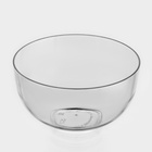 Форма одноразовая для фуршета «Малая миска», 150 мл, пластик, d=8 см, прозрачная - Фото 3
