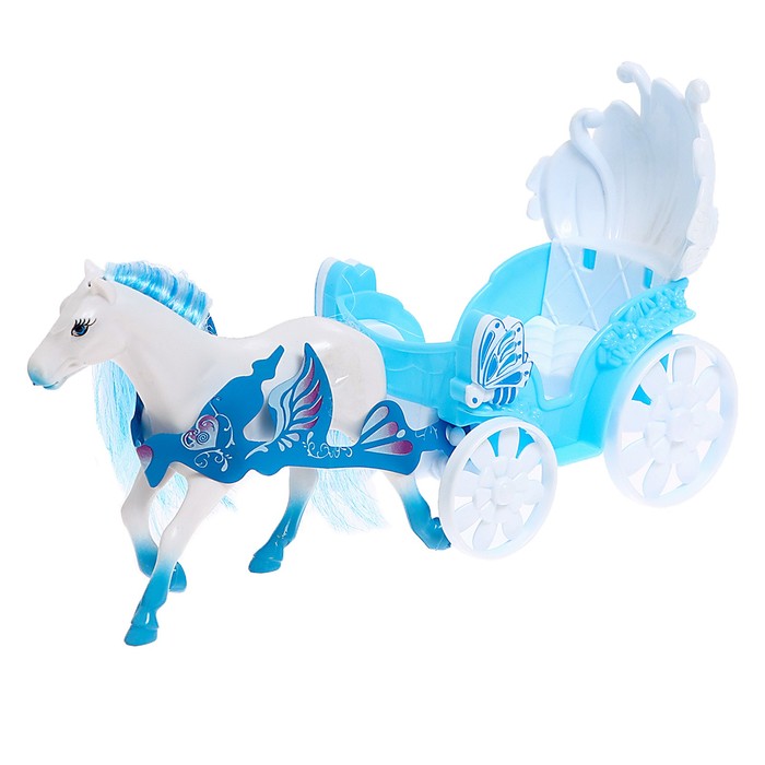 Карета для кукол «Волшебная карета», с куклой и лошадкой - фото 1907059502