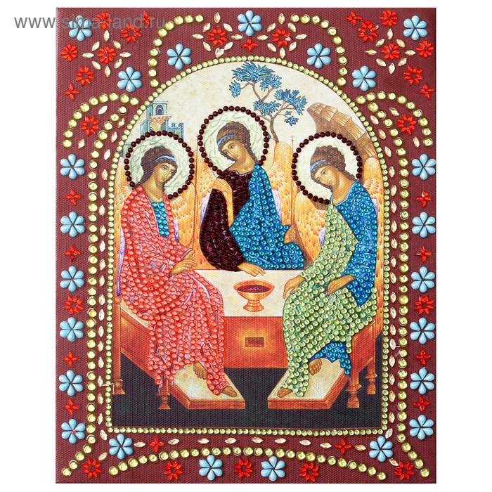 Картина с фигурными стразами "Святая Троица" 20 × 25 см - Фото 1