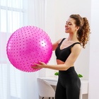 Фитбол ONLYTOP, d=55 см, 800 г, массажный, цвета МИКС - Фото 10