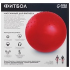 Фитбол ONLYTOP d=65 см, 1000 г, полумассажный, цвета МИКС 582510 - фото 14034352