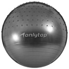 Фитбол ONLYTOP d=65 см, 1000 г, полумассажный, цвета МИКС - Фото 5