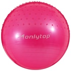 Фитбол ONLYTOP d=65 см, 1000 г, полумассажный, цвета МИКС - Фото 6