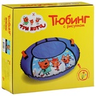 Тюбинг-ватрушка «Три кота», ТБ1-90/ТК, диаметр чехла 95 см - Фото 9
