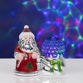Световая фигура "Дед Мороз и шар", LED-3-220V