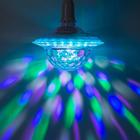 Световой прибор «Хрустальный шар» 19 см, Е27, динамик, пульт ДУ, свечение RGB - фото 6260029
