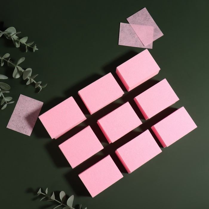Салфетки для маникюра, безворсовые, плотные, 560 шт, 6 × 4 см, цвет розовый - фото 1899737686