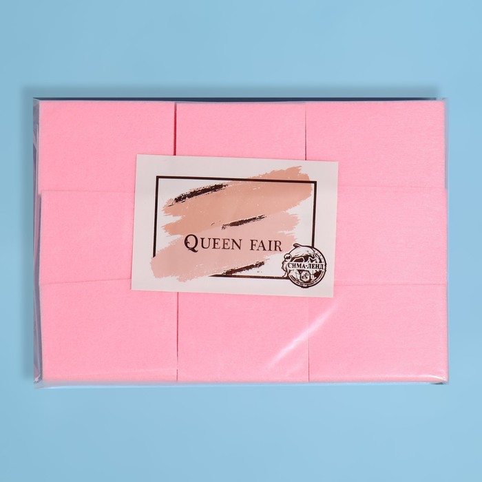 Салфетки для маникюра, безворсовые, плотные, 560 шт, 6 × 4 см, цвет розовый - фото 1877560556