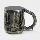 Кружка средневековая «Стража», 400 мл, нержавеющая сталь, серебристая - Фото 4