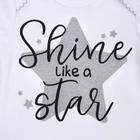 Набор : боди, юбка, повязка Shine, белый/серый, рост 86-92 - фото 804228448