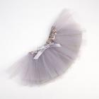 Набор : боди, юбка, повязка Shine, белый/серый, рост 86-92 - фото 804228454