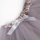 Набор : боди, юбка, повязка Shine, белый/серый, рост 86-92 - фото 804228455