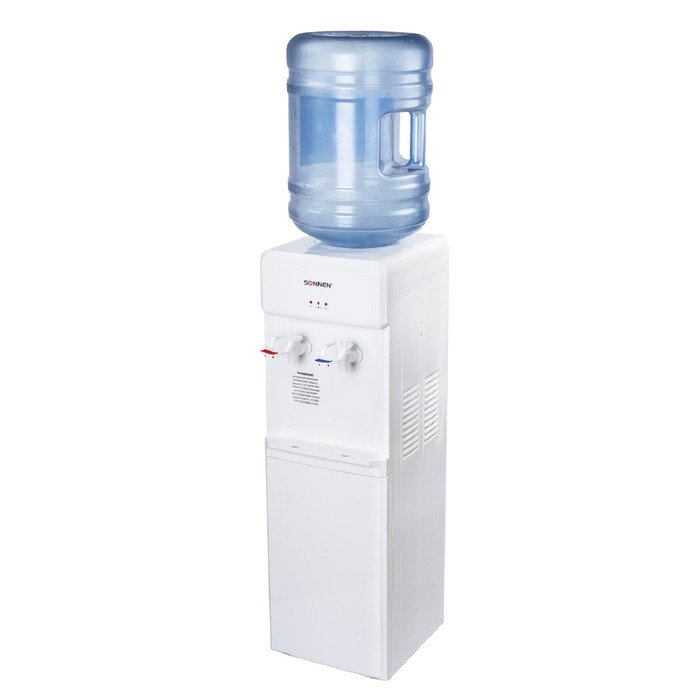 Кулер для воды SONNEN FS-01, нагрев и охлаждение, 55070 Вт, белый - фото 1905610665