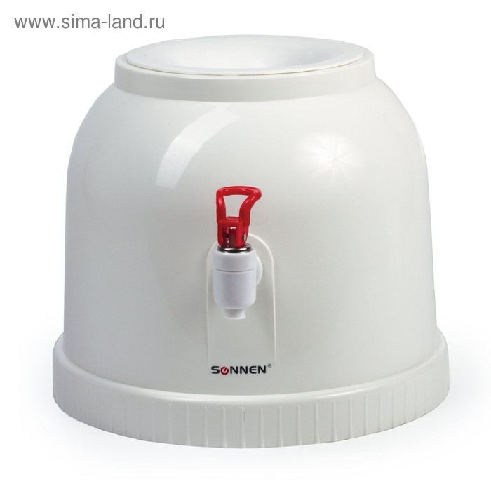 Кулер для воды SONNEN TS-01, без нагрева и охлаждения, белый - Фото 1
