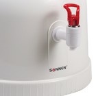 Кулер для воды SONNEN TS-01, без нагрева и охлаждения, белый - Фото 4