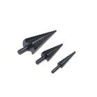 Набор сверл ступенчатых ТУНДРА, HSS, трехгранный хвостовик, 4-12, 4-20, 4-32 мм, 3 шт. - Фото 3