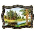 Шкатулка «Пейзаж», 12,5×16,5 см, лаковая миниатюра, микс - Фото 7