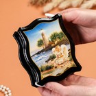 Шкатулка «Ангелы», 10,5×13 см, лаковая миниатюра, микс - Фото 3