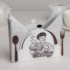 Салфетница Cooking, 15×4.2×10.3 см, белая 4597721