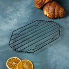 Решётка для глазирования и остывания кондитерских изделий KONFINETTA «Октаэдр», 25×15×1.8 см, чёрная - Фото 6
