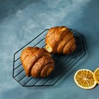 Решётка для глазирования и остывания кондитерских изделий KONFINETTA «Октаэдр», 25×15×1.8 см, чёрная - Фото 8