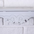 Полка навесная "Прованс", трёхъярусная, белая, 49×13×49 см 4670587