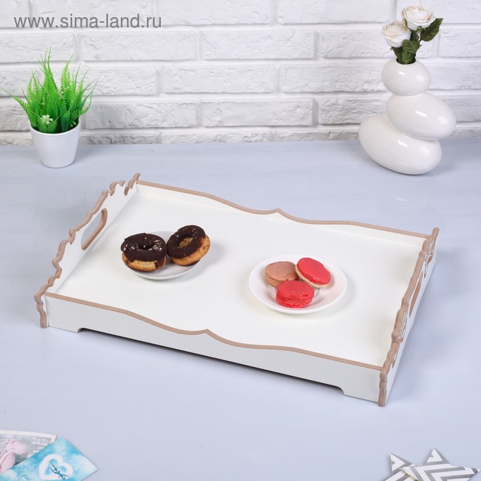 Поднос для завтрака Дарим Красиво «Прованс», с ламинацией, дерево - Фото 1