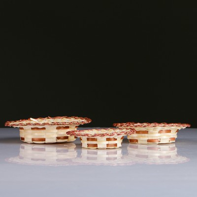 Набор конфетниц плетёных «Шляпа», 3 шт., 12×1.3 см