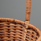 Корзина плетеная, 30х25х12/37 см, бамбук, лоза МИКС - Фото 4