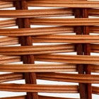 Корзина плетеная, 30х25х12/37 см, бамбук, лоза МИКС - Фото 6
