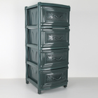 Комод 4-х секционный "Эконом", цвет графит - Фото 1