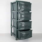 Комод 4-х секционный "Эконом", цвет графит - Фото 3