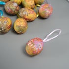 Подвесное украшение пасхальное «Яйцо: петушок с цыплятами», набор 12 шт., яйцо 3×4 см - Фото 2