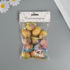 Подвесное украшение пасхальное «Яйцо: петушок с цыплятами», набор 12 шт., яйцо 3×4 см - Фото 4