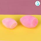 Спонж для нанесения косметики, 3,7 × 6,4 см, увеличивается при намокании, цвет МИКС - Фото 2