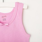 Майка для девочки, цвет розовый, рост 104-110 см - Фото 2