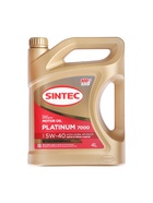 Масло моторное Sintec Platinum 7000 5W-40, SN/CF, синтетическое, 801941/600139, 4 л - Фото 3
